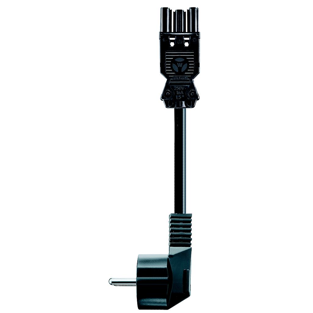 Powercable, 2m D/F (EURO-PLUG)